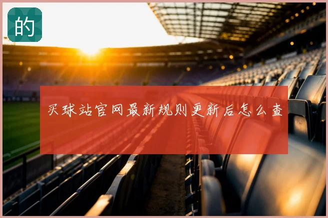 买球站官网最新规则更新后怎么查